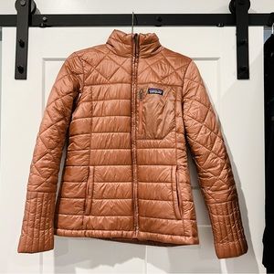 Women’s Patagonia Radalie Water Repellent Insulated Jacket in Century Pink